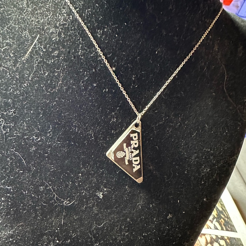 Upcycled luxury hardware necklace